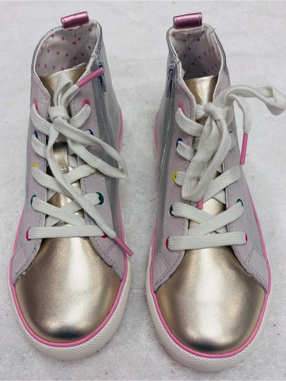 Brand New Mini Biden Zip High Top Sneakers EU 36 / USA Women’s 6 - box 16